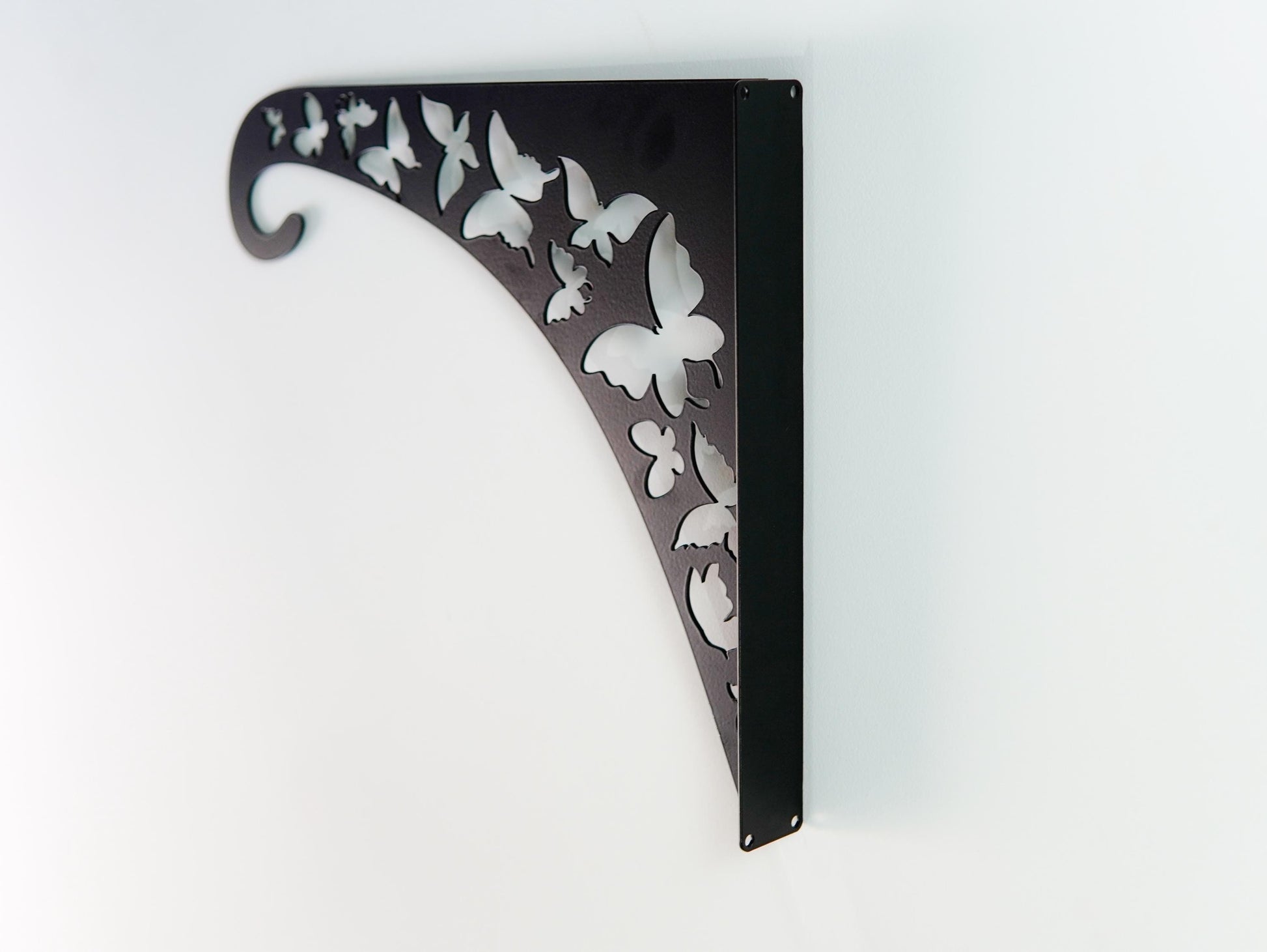 Butterflies Metal Outdoor Plant Hanger — 5