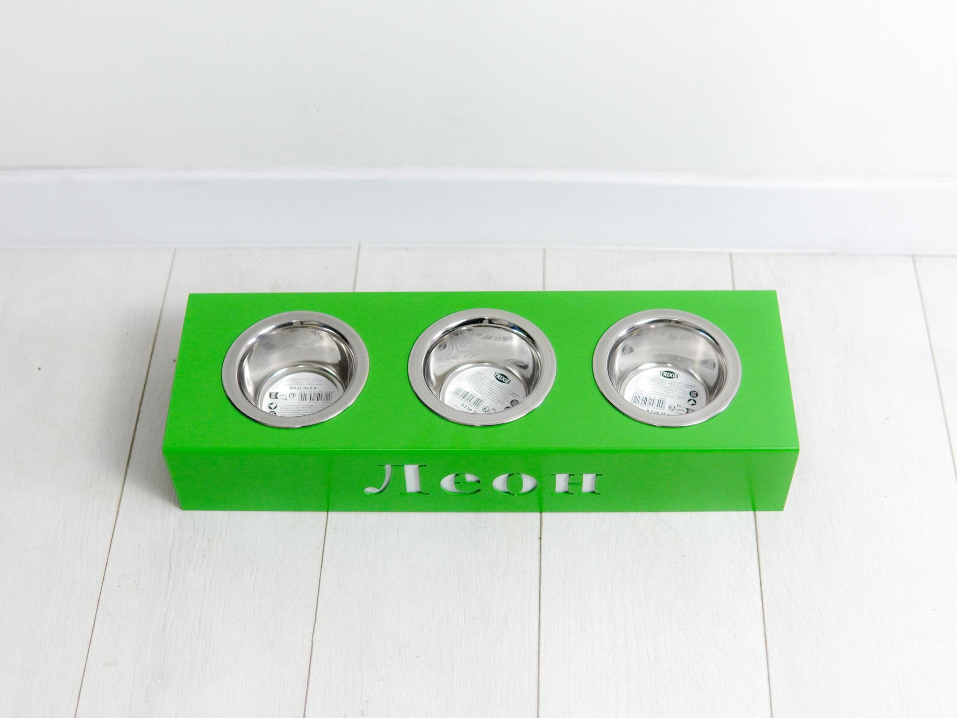 Personalized Metal Dog Feeder Stand — 4