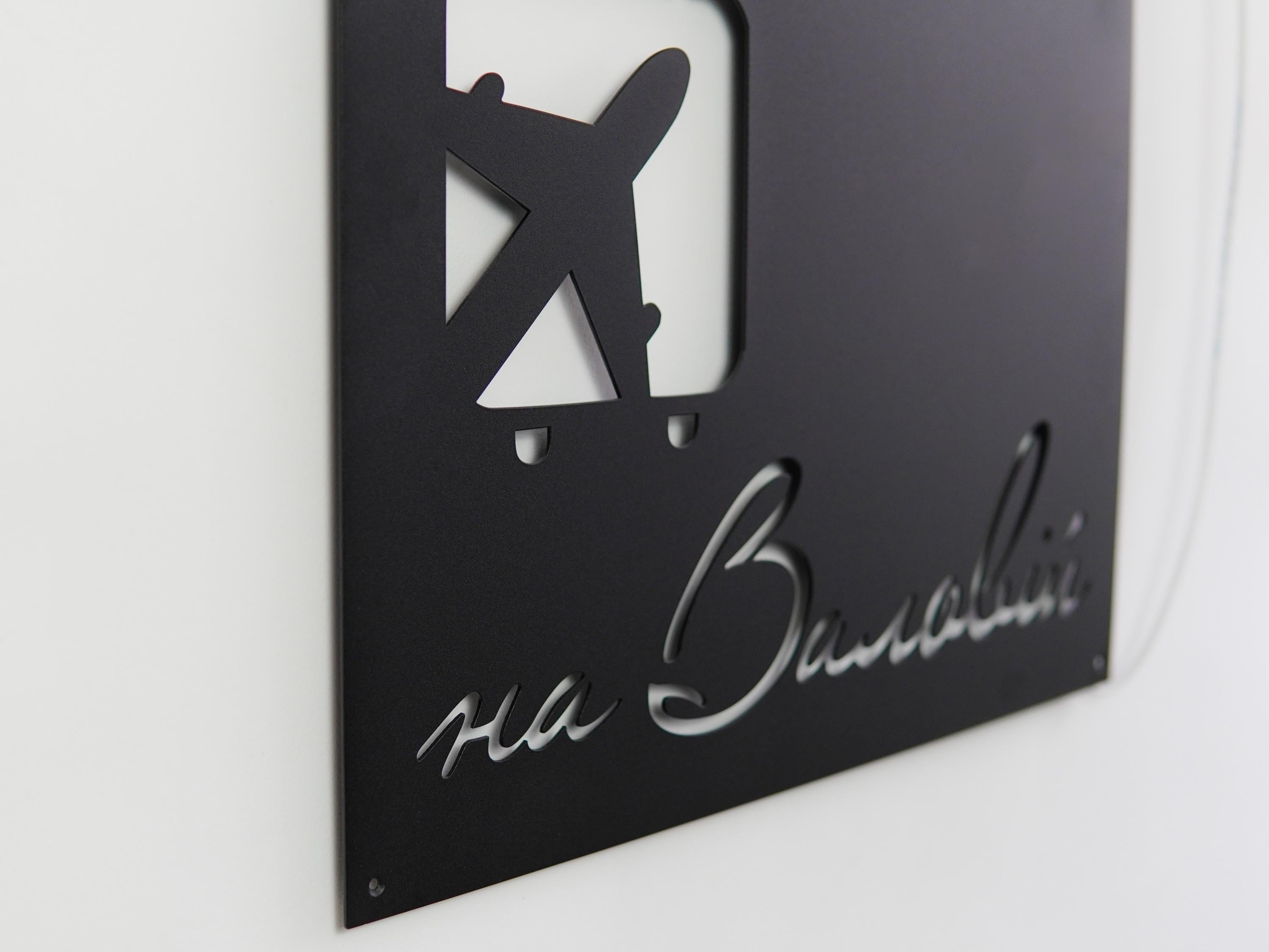Custom Steel LED Sign — 5