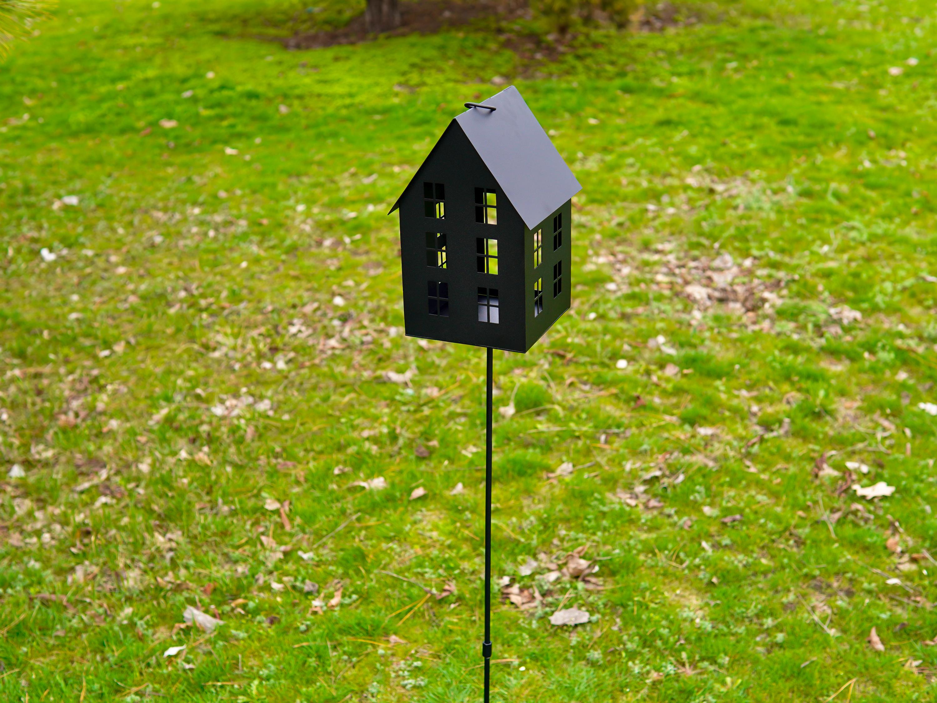 Bird Feeder. Decorative House and Lantern or Candle Holder. Made From  — 4