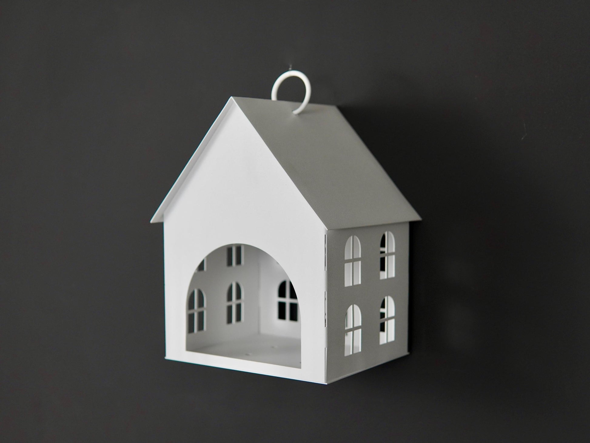 Tealight Holder or Bird Feeder. Decorative House for Fairies Made From — 4