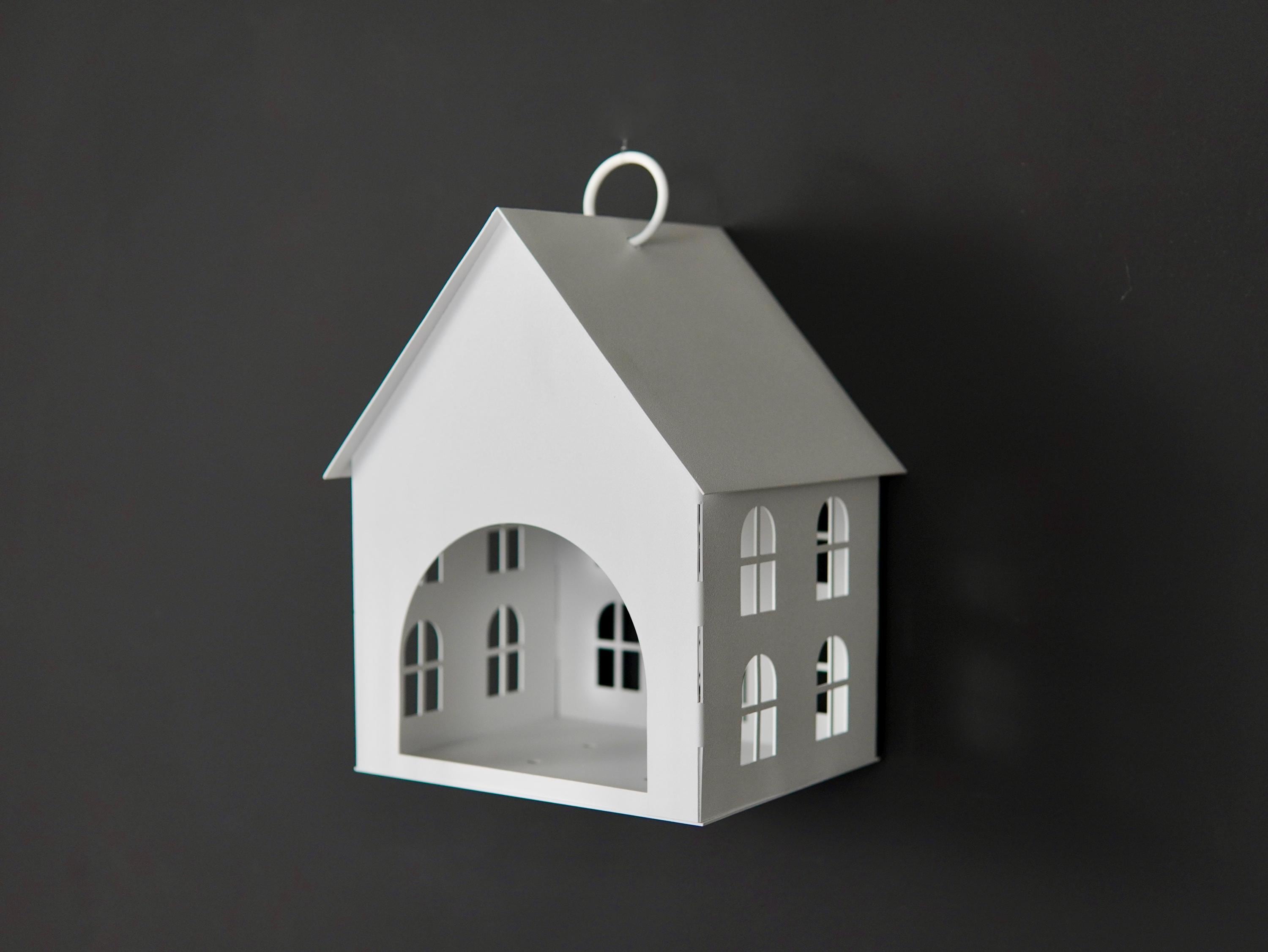 Tealight Holder or Bird Feeder. Decorative House for Fairies Made From — 4