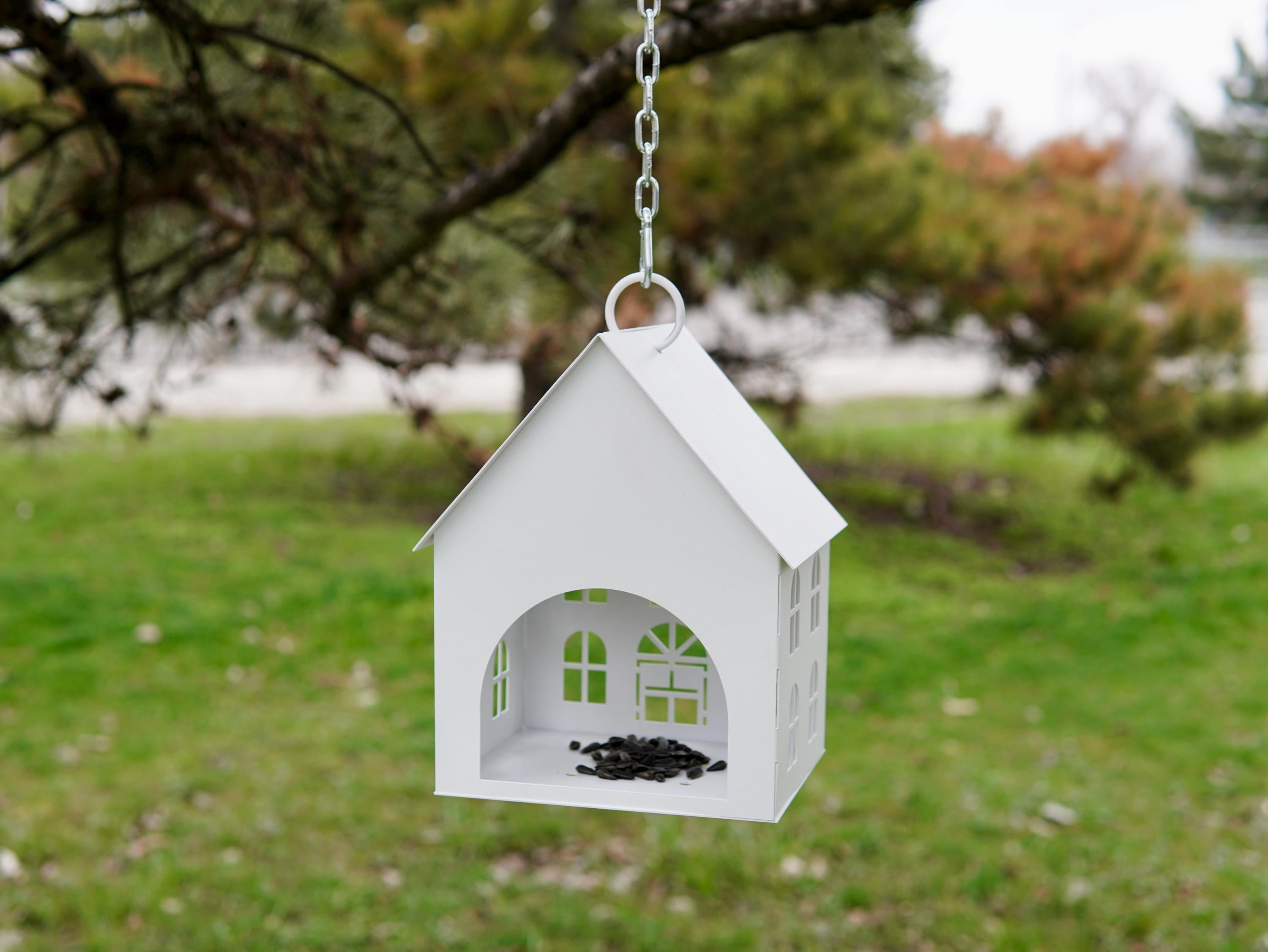 Tealight Holder or Bird Feeder. Decorative House for Fairies Made From — 8