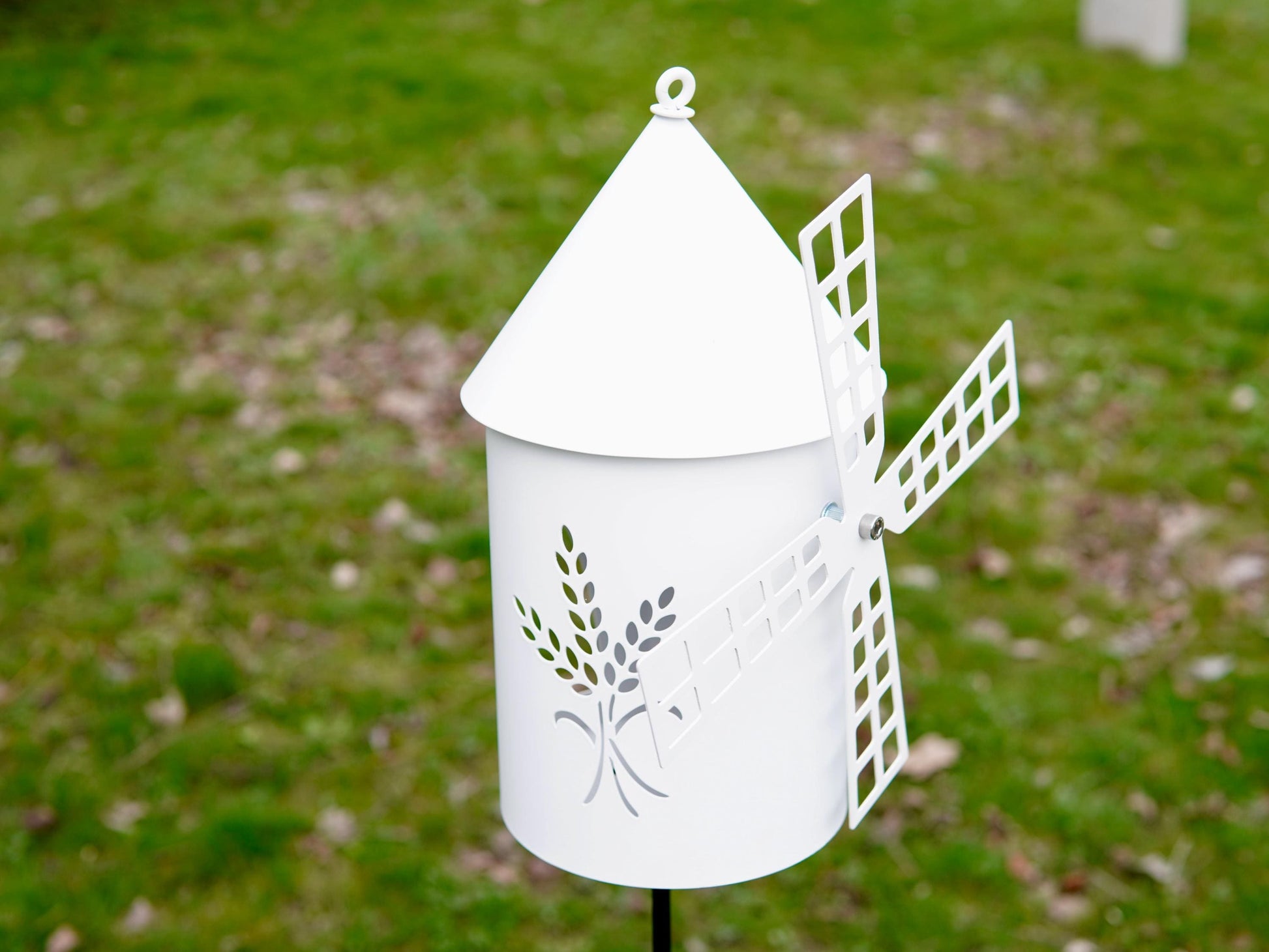 Flour Mill Decorative Bird Feeder Made From Aluminum. Tea Light Candle — 6