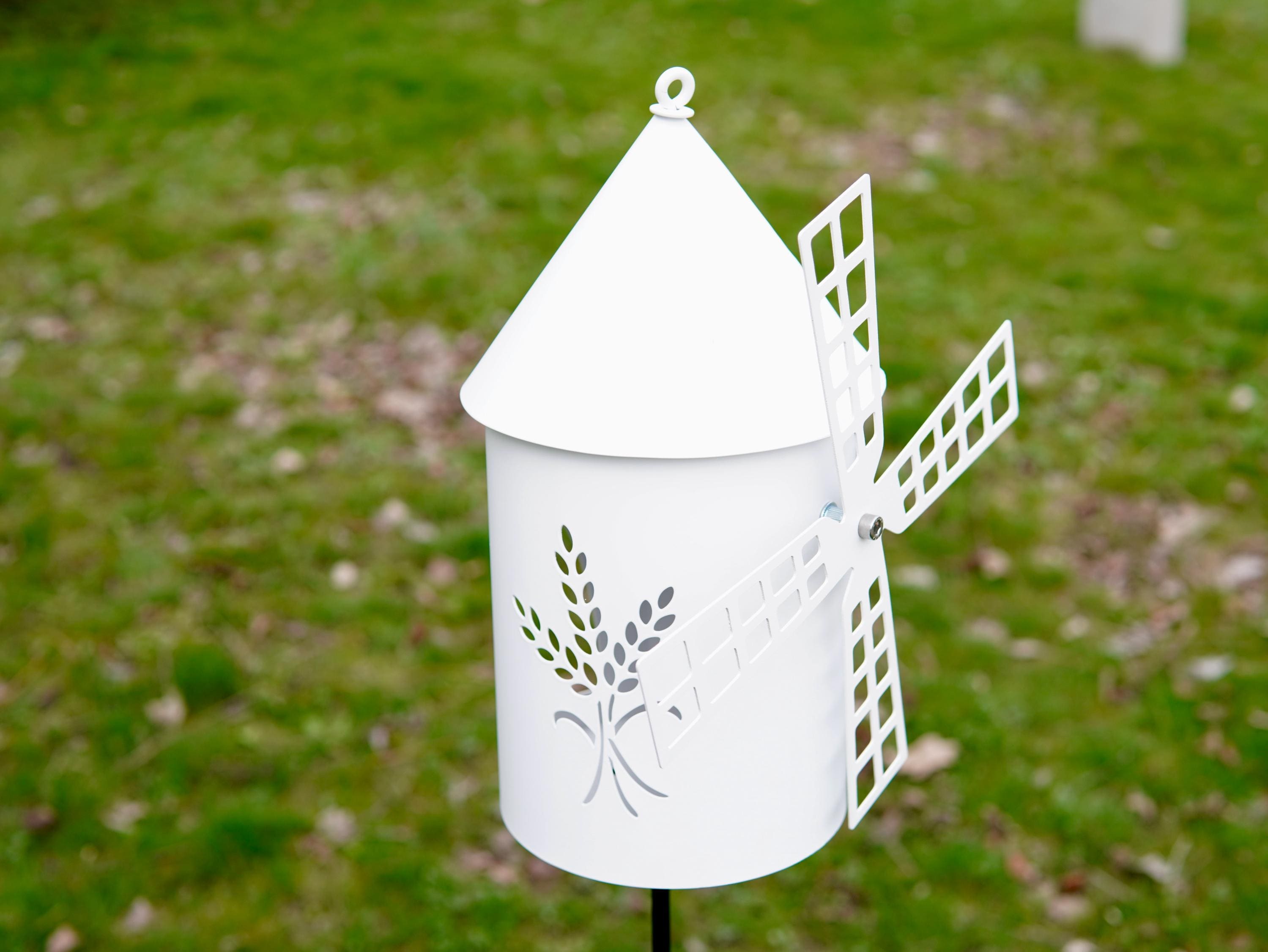 Flour Mill Decorative Bird Feeder Made From Aluminum. Tea Light Candle — 6