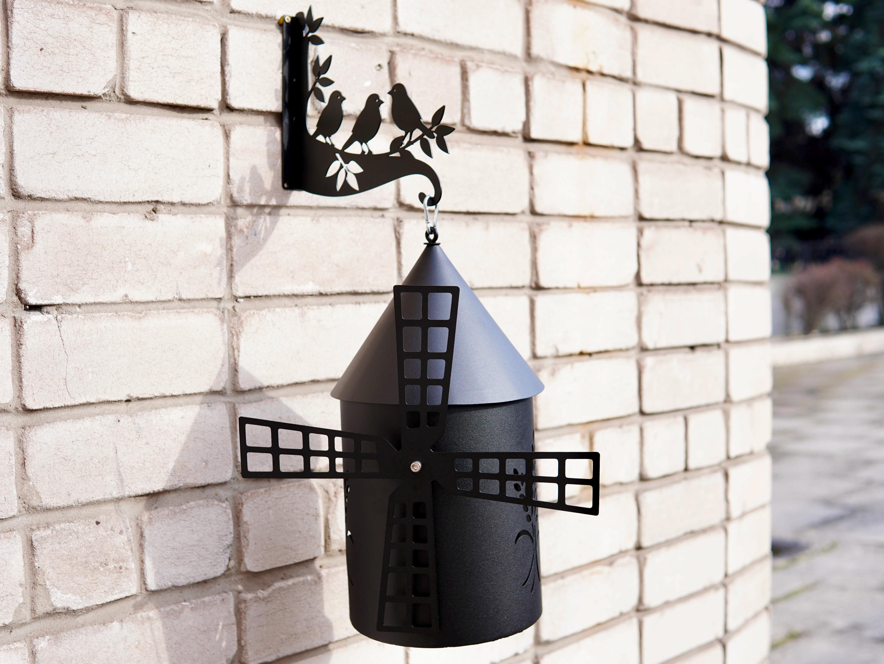 Flour Mill Decorative Bird Feeder Made From Aluminum. Tea Light Candle — 9