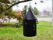 Flour Mill Decorative Bird Feeder Made From Aluminum. Tea Light Candle