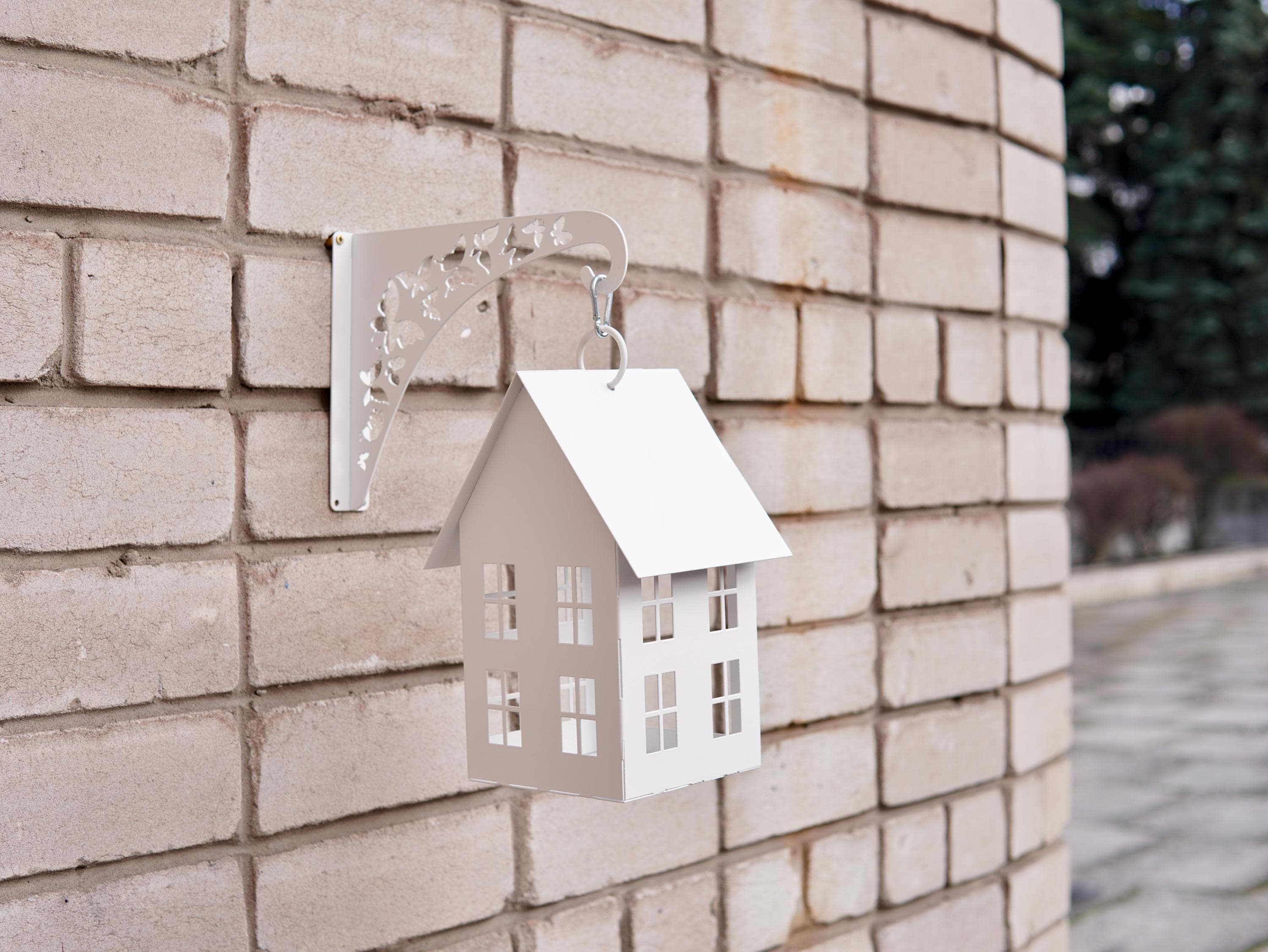 Bird Feeder. Decorative House and Lantern or Candle Holder. Made From  — 7