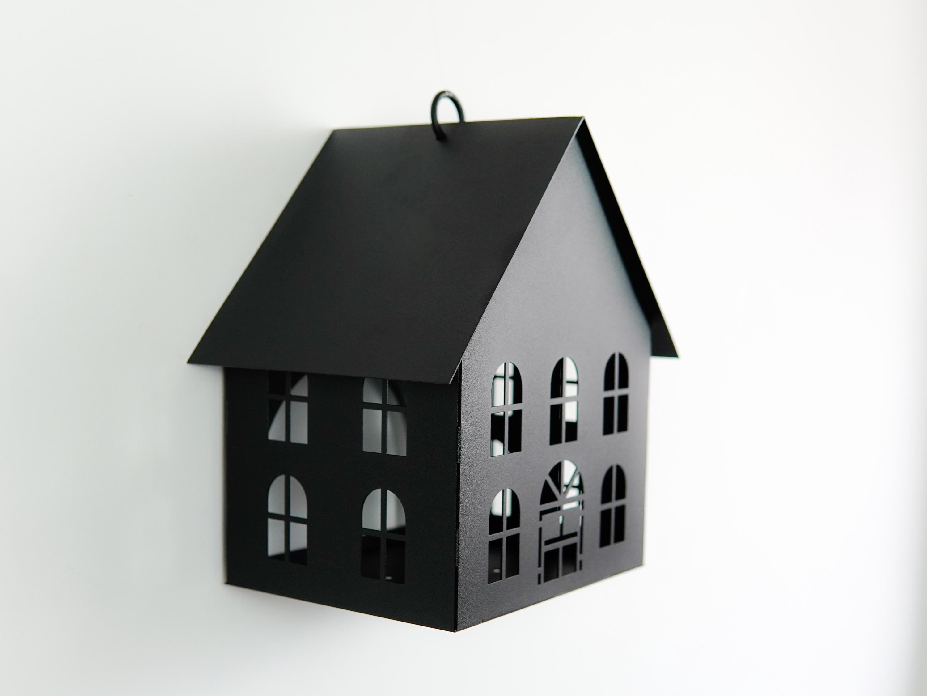 Tealight Holder or Bird Feeder. Decorative House for Fairies Made From — 7