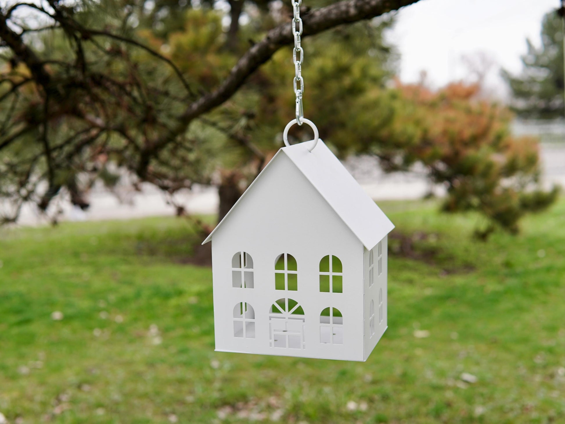 Tealight Holder or Bird Feeder. Decorative House for Fairies Made From — 9