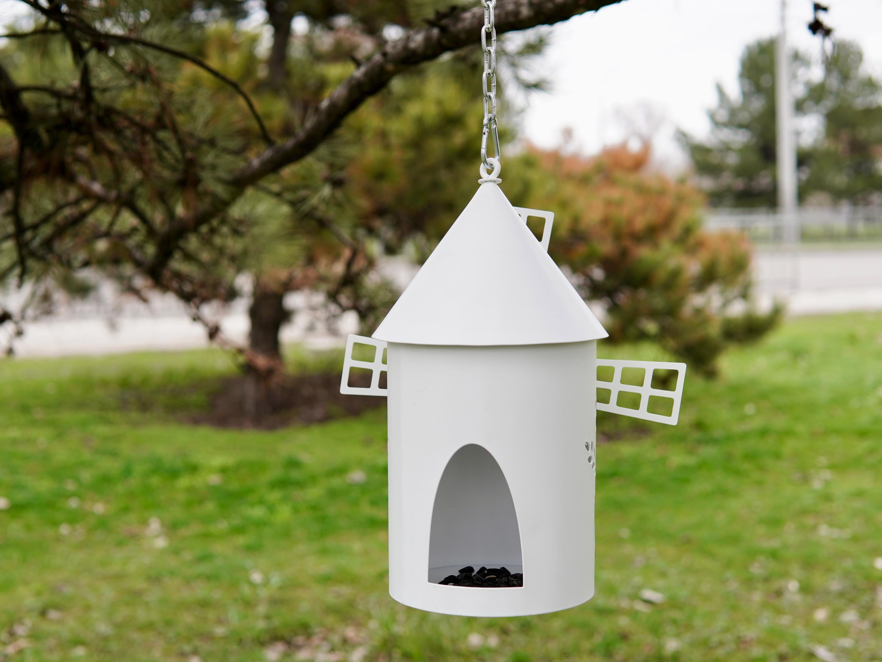 Flour Mill Decorative Bird Feeder Made From Aluminum. Tea Light Candle — 2
